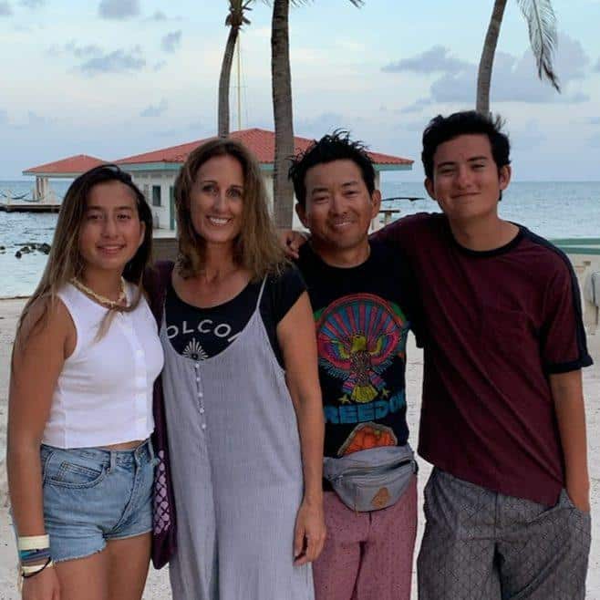 DR Collin ITO,DMD from Sonoran Hills Dental enjoying a vacation with his wife and two kids.